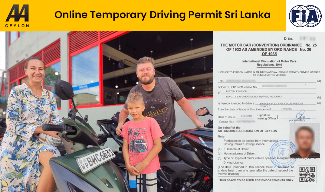 Online Temporary Driving Permit Sri Lanka