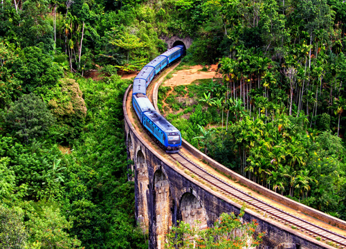 Kandy to Ella motorcycle route through tea hills