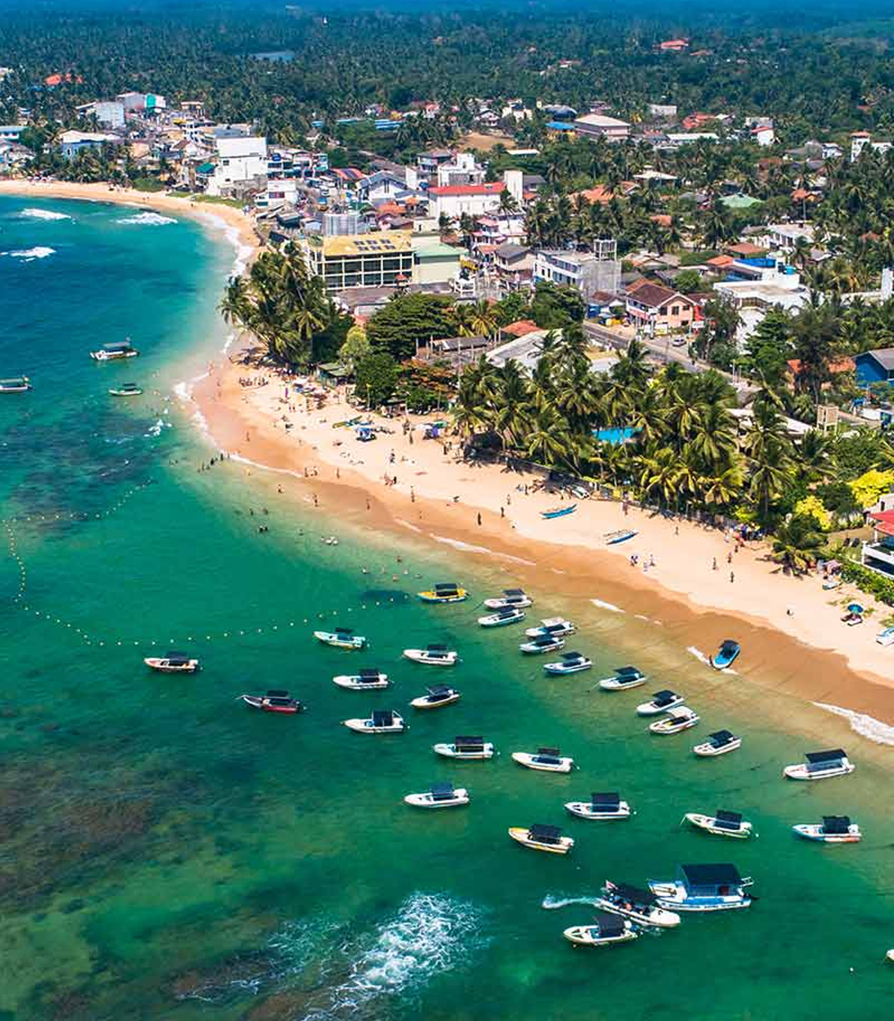 Hikkaduwa Coastal Circuit map route by bike south coast Sri Lanka