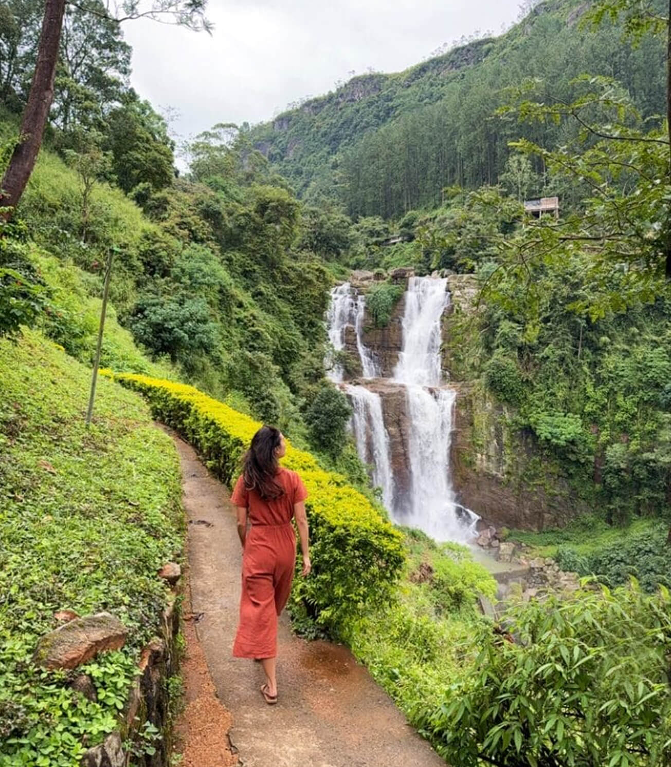 Nuwara Eliya highland circuit map route by bike tea estates Sri Lanka