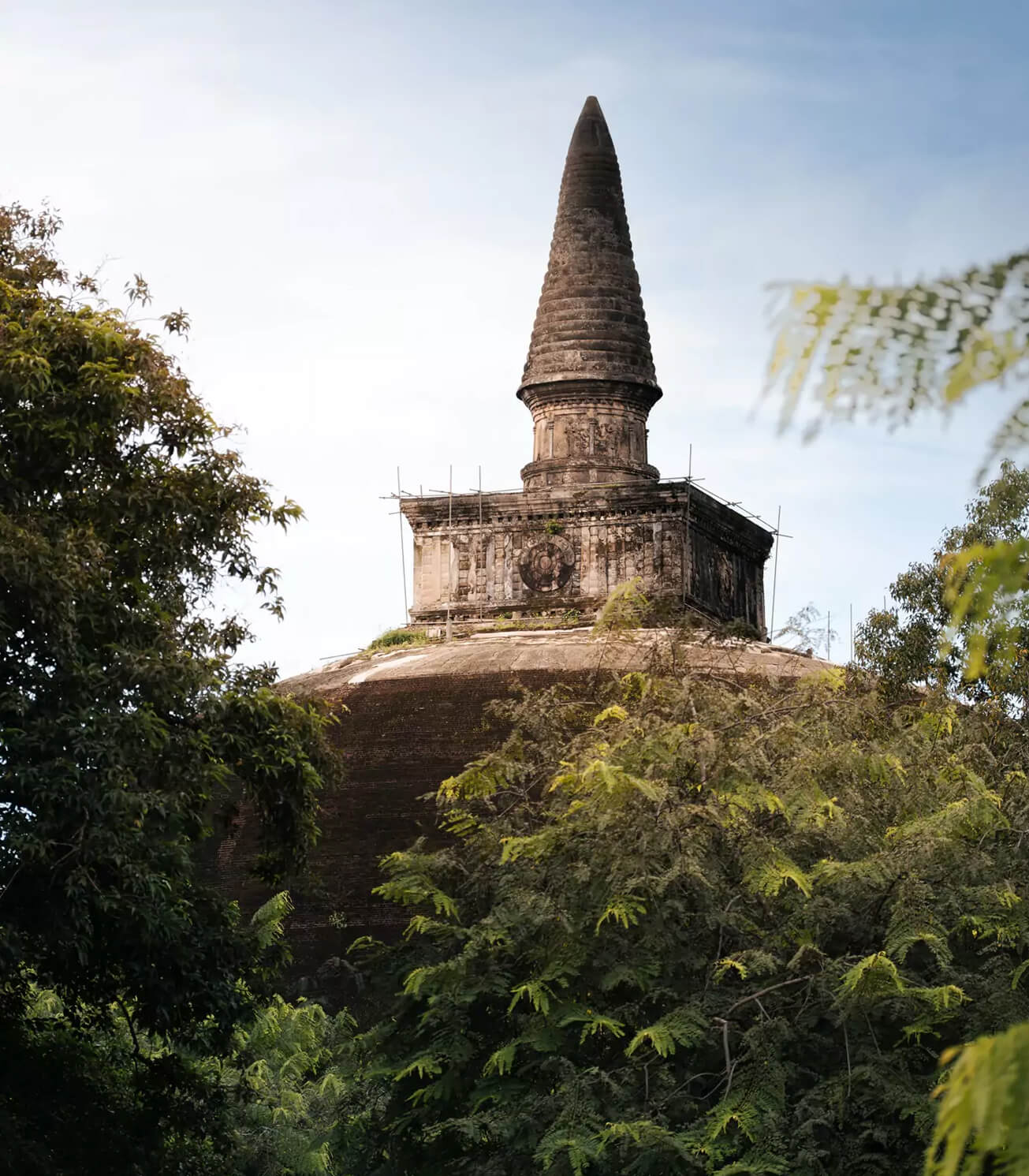Polonnaruwa ancient city bicycle circuit route map Sri Lanka