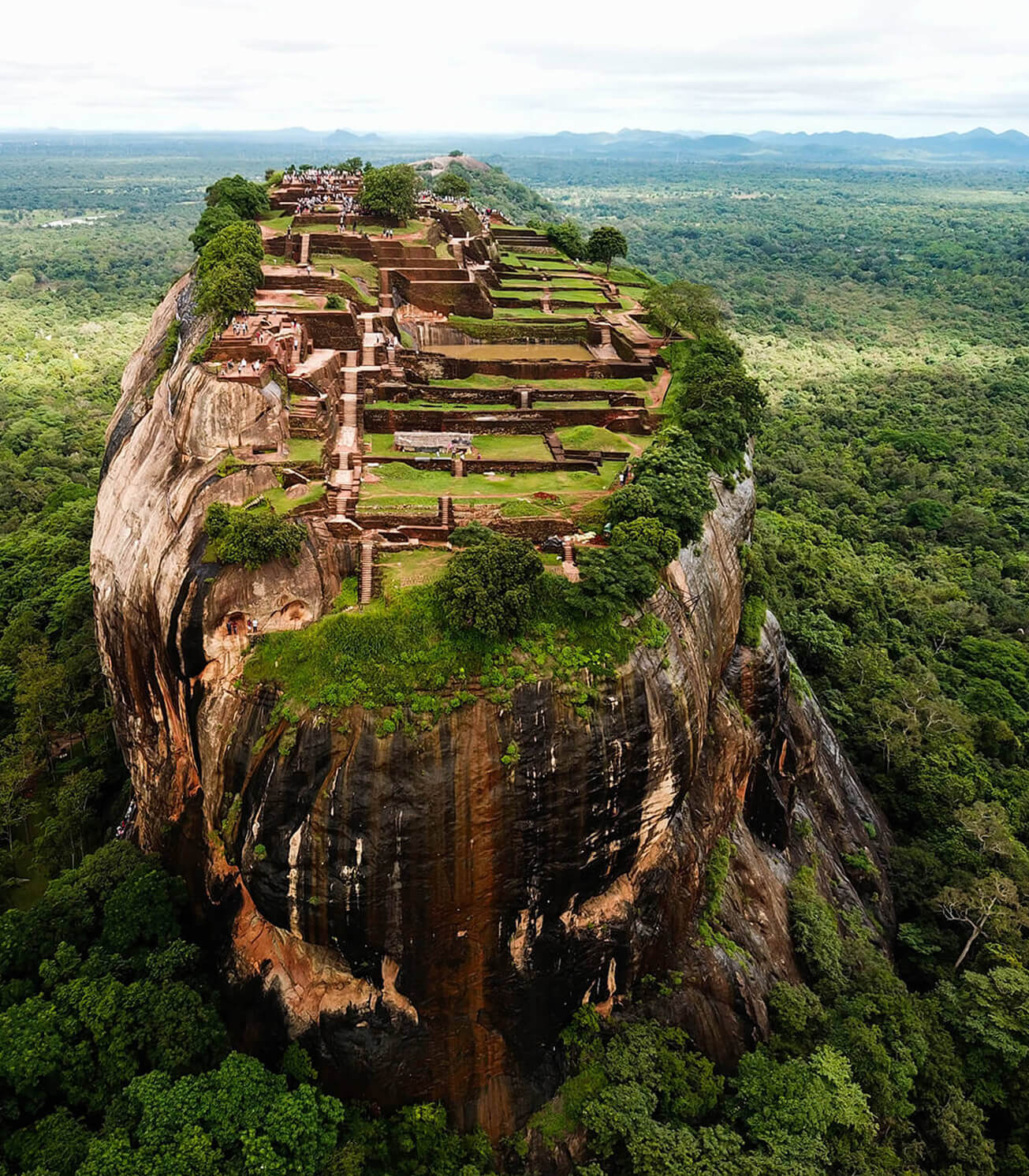 Sigiriya Cultural Triangle circuit map route by bike one day Sri Lanka